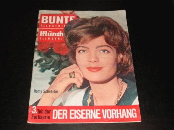 Bunte München 1962/31: Romy Schneider Cover