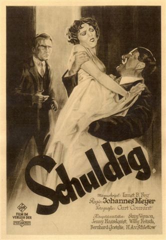 Schuldig, Suzy Vernon, Willy Fritsch, Bernhard Goetzke,