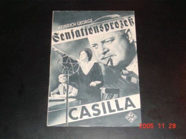 Sensationsprozess Casilla, Heinrich George, Jutta Freybe,