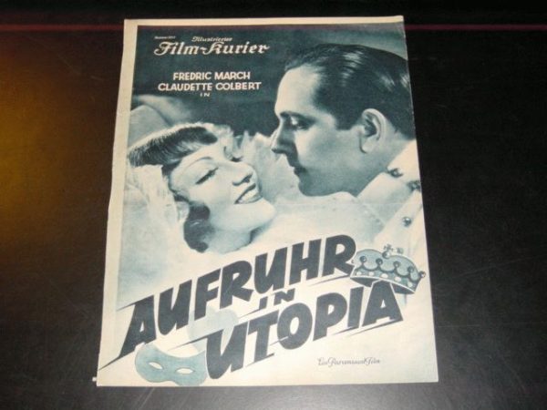 2017: Aufruhr in Utopia, Frederic March, Claudette Colbert,