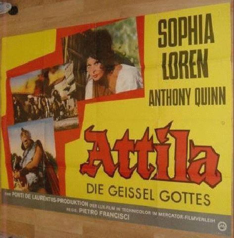 Attila der Hunnenkönig, Sophia Loren, Anthony Quinn, A O Quer