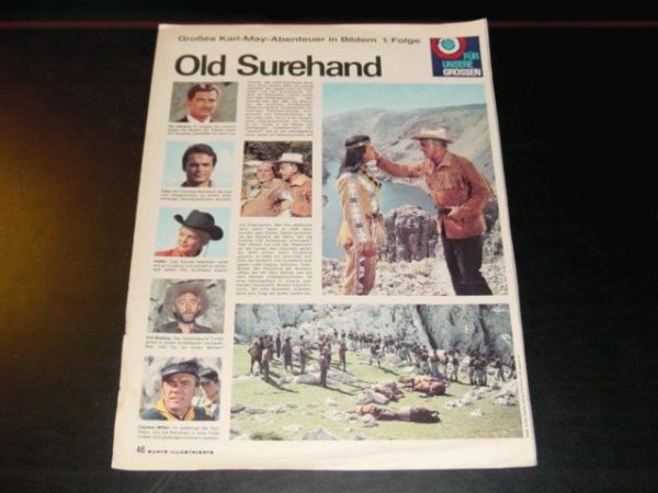 Old Surehand I, 01 Folge Vorstellung, Pierre Brice, ( Bunte )