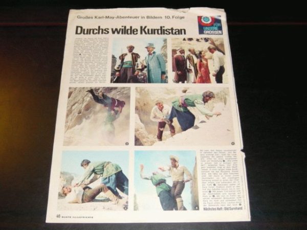 Durchs wilde Kurdistan, 10 Folge Kampf ( Lex Barker ) ( Bunte )