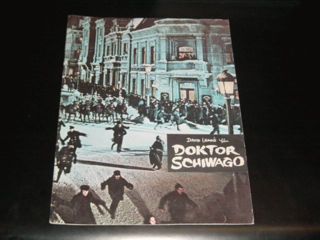 Doktor Schiwago ( Carlo Ponti ) ( David Leans ) Geraldine Chaplin, Julie Christie, Alec Guinness, Omar Sharif, Rod Steiger, Klaus Kinski,