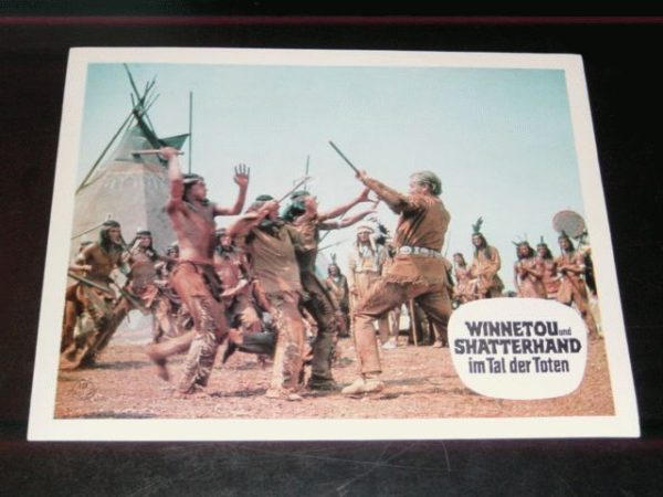 Winnetou im Tal des Todes, Lex Barker kämpft mit Indianern ...