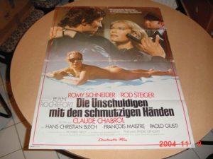 Die Unschuldigen mit den schmutzigen Händen : A 1 Plakat
