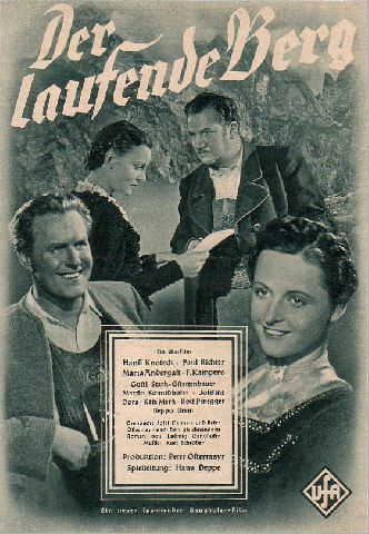 Der laufende Berg, Hansi Knoteck, Paul Richter, Andergast, GV.