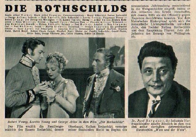 Die Rothschilds ( Judaiika ) Erich Ponto, Gisela Uhlen, KL.