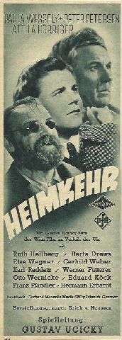 Heimkehr, Paula Wessely, Attila Hörbiger, Peter Petersen, LVgr.