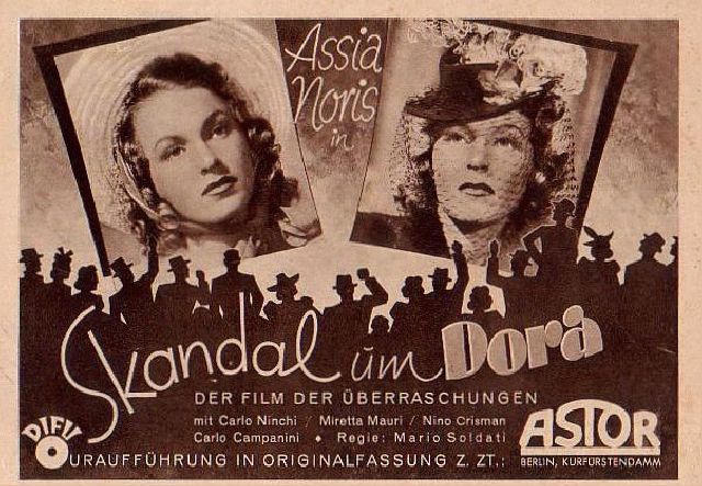 Skandal um Dora, Assia Noris, Massimo Girotti, KV.