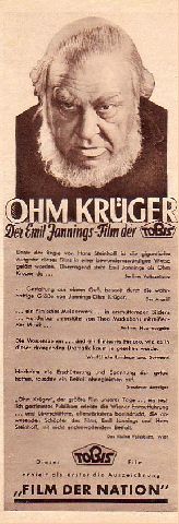 Ohm Krüger, Emil Jannings, L. Höflich, Ferdinand Marian, LV.