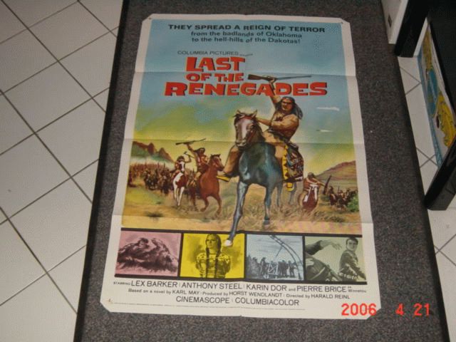 Winnetou II, A 1 Lex Barker & Pierre Brice ( USA )