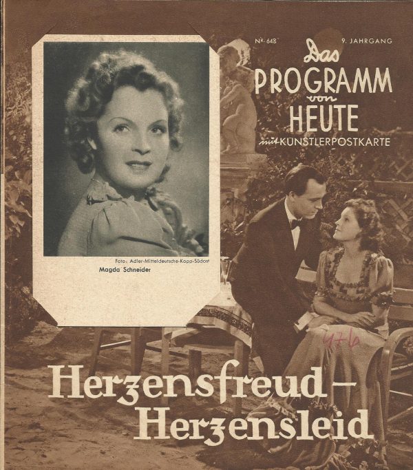 1711: Herzensfreud-Herzensleid, Magda Schneider, P. Hörbiger,