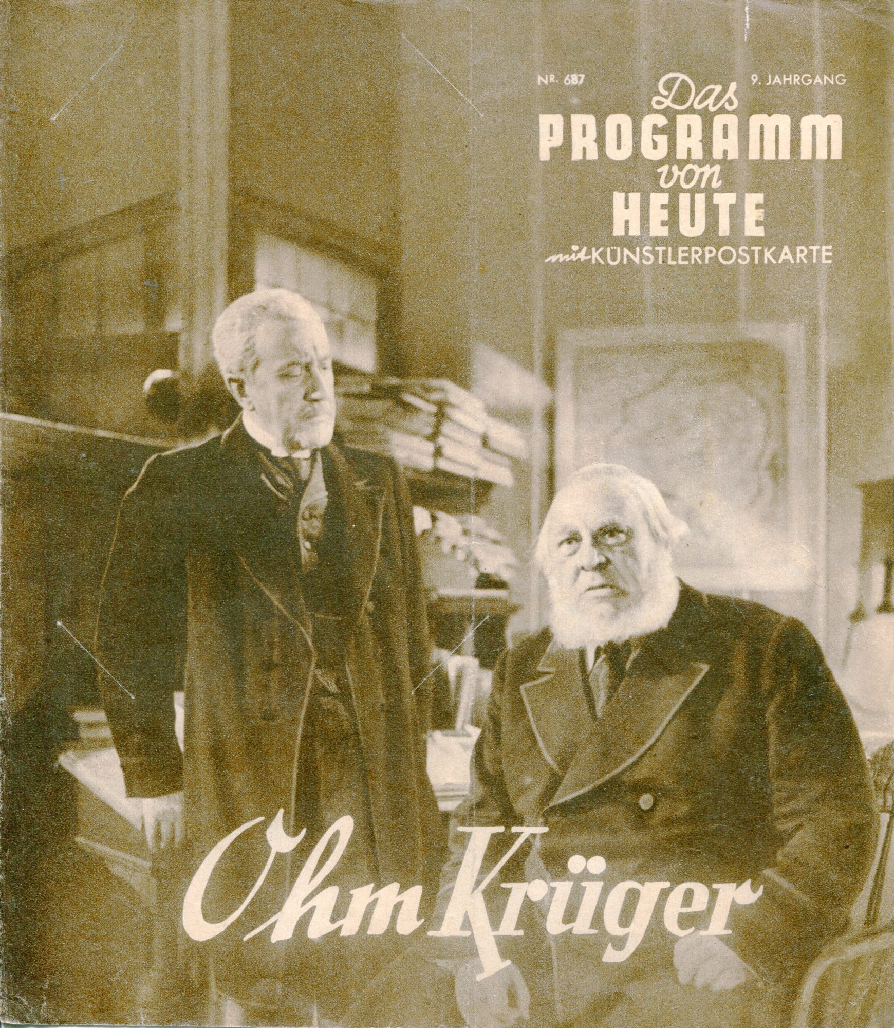 1750: Ohm Krüger, Emil Jannings, Lucie Höflich, Werner Hinz, Gisela Uhlen, Elisabeth Flickenschildt, Ferdinand Marian,