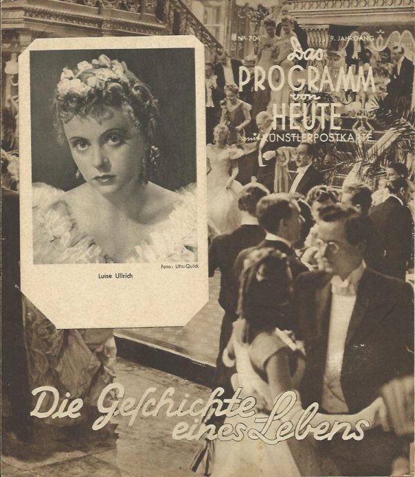 1767: Die Geschichte eines Lebens ( Annelie ) Luise Ullrich, Werner Krauss, Käte Haack, Karl Ludwig Diehl,