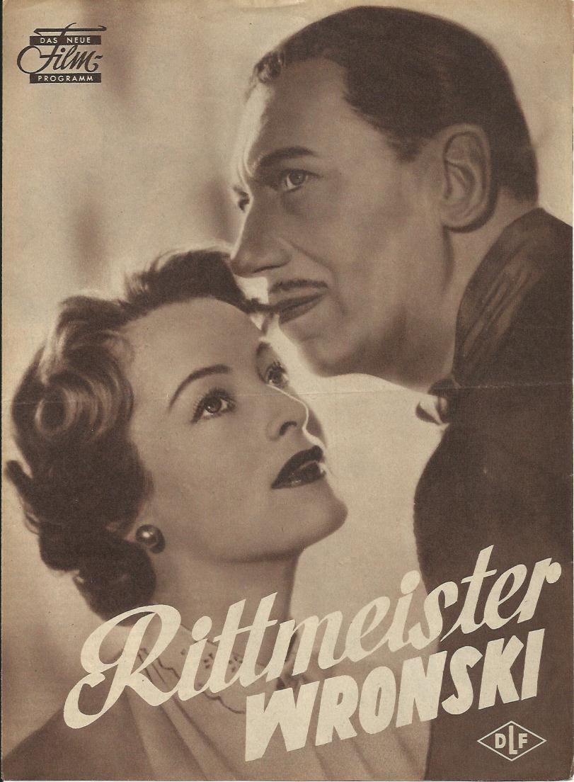 Rittmeister Wronski, Willy Birgel, Elisabeth Flickenschildt, Antje Weisgerber, Ilse Steppat, Irene von Meyendorff, Paul Hartmann, Claus Holm, Olga Tschechowa, Volker von Collande, Rudolf Forster, Margarete Schön,