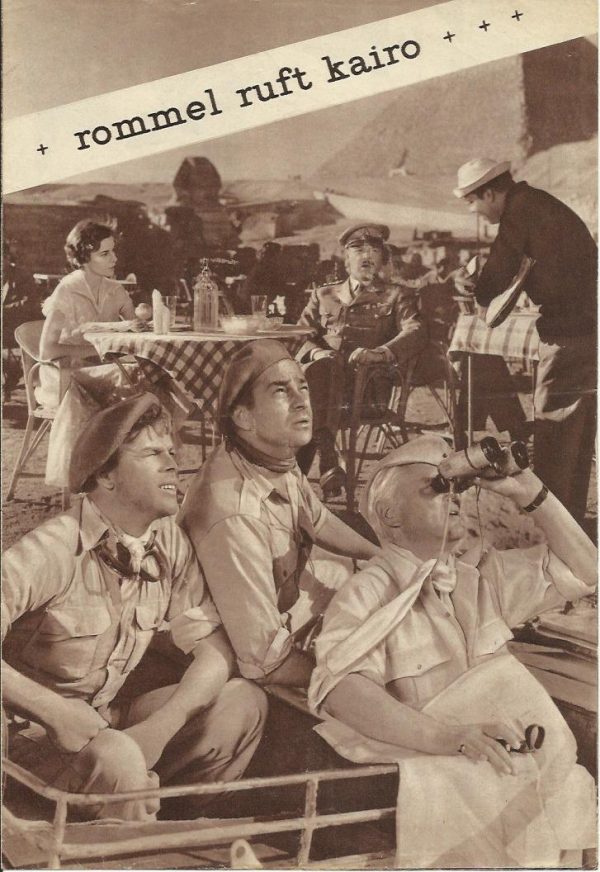 Rommel ruft Kairo, Adrian Hoven, Elisabeth Müller, Peter van Eyck, Ernst Reinhold, Albert Hehn, Paul Klinger,