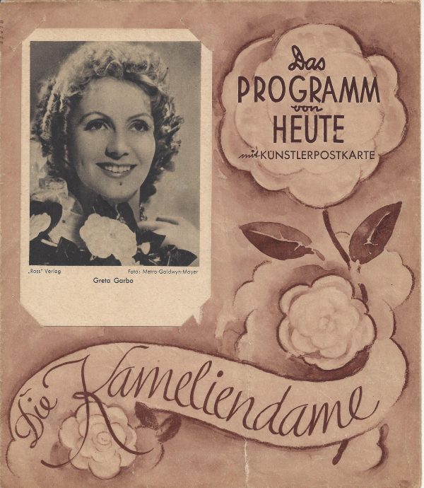 1186: Die Kameliendame ( Alexander Dumas ) Greta Garbo, Robert Taylor, Lionel Barrymore,