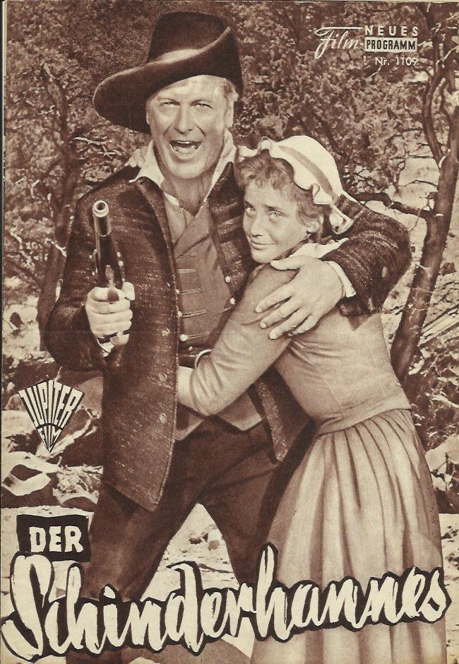 1109: Der Schinderhannes (Helmut Käutner) (braun) Maria Schell, Curd Jürgens, Christian Wolff, Siegfried Lowitz, Leo Askin, Joseph Offenbach, Eva Pflug, Karl Lange, Will Trank, Armin Dahl, Michael Burk