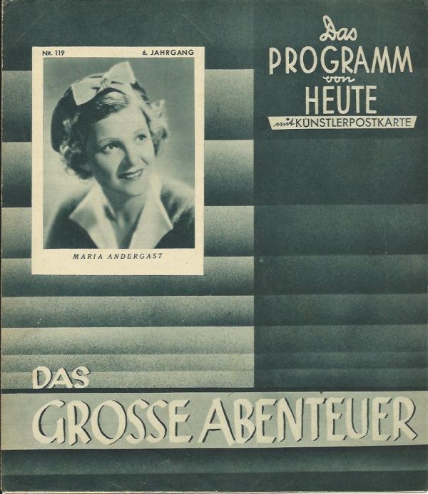 1182: Das große Abenteuer, Maria Andergast, Albrecht Schoenhals, Charlotte Susa, Gustav Waldau, Hans Richter, Otto Wernicke,