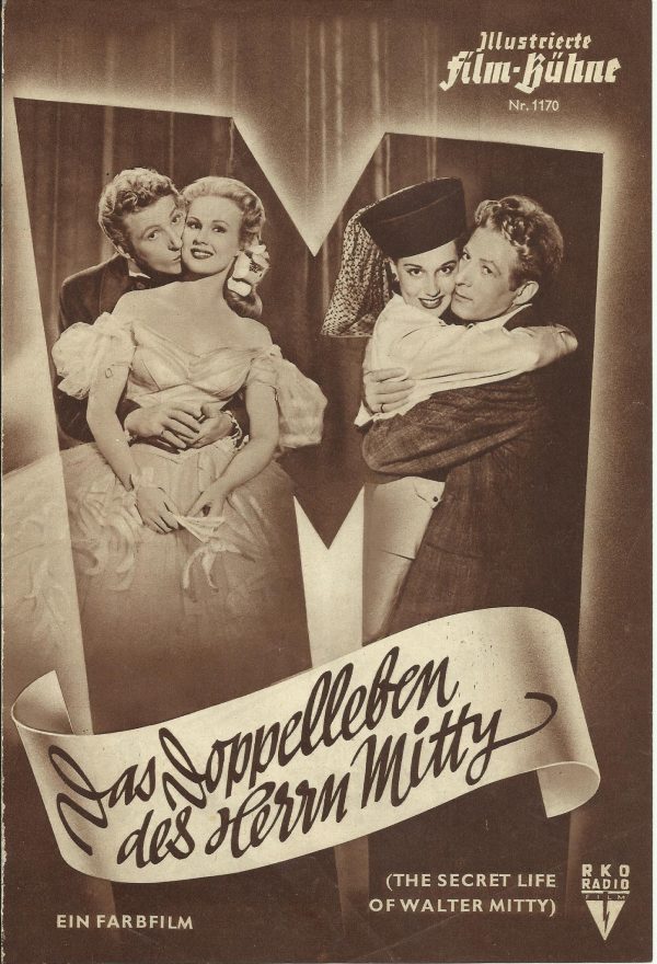 1170: Das Doppelleben des Herrn Mitty ( the secret life of Walter Mitty ) Danny Kaye, Virginia Mayo, Boris Karloff, Fay Bainter, Ann Rutherford,