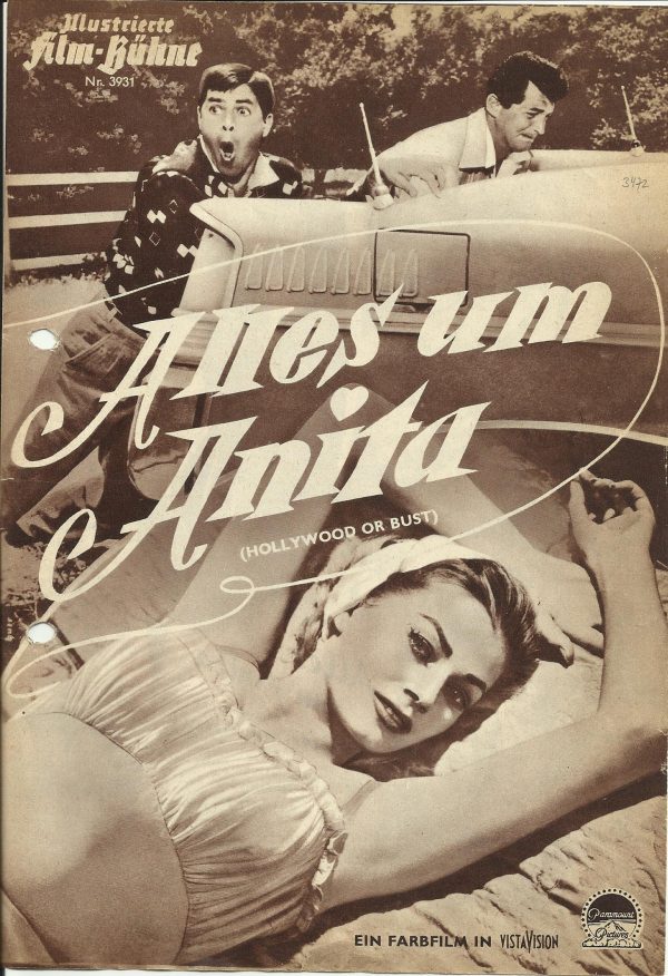 3931: Alles um Anita ( Hollywood or Bust ) Anita Ekberg, Dean Martin, Jerry Lewis, Pat Crowley,