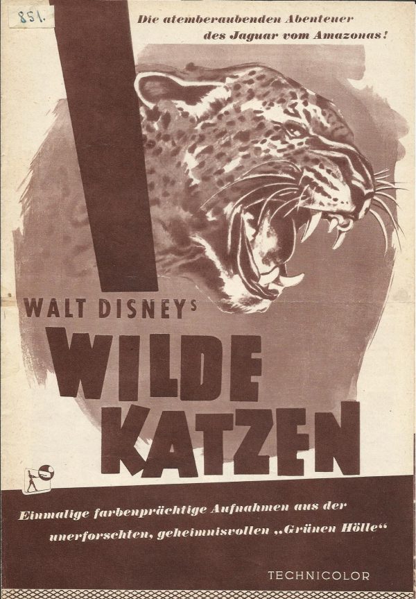 Wilde Katzen ( Walt Disney ) ( James Algar ) ( Jungel Südamerika )