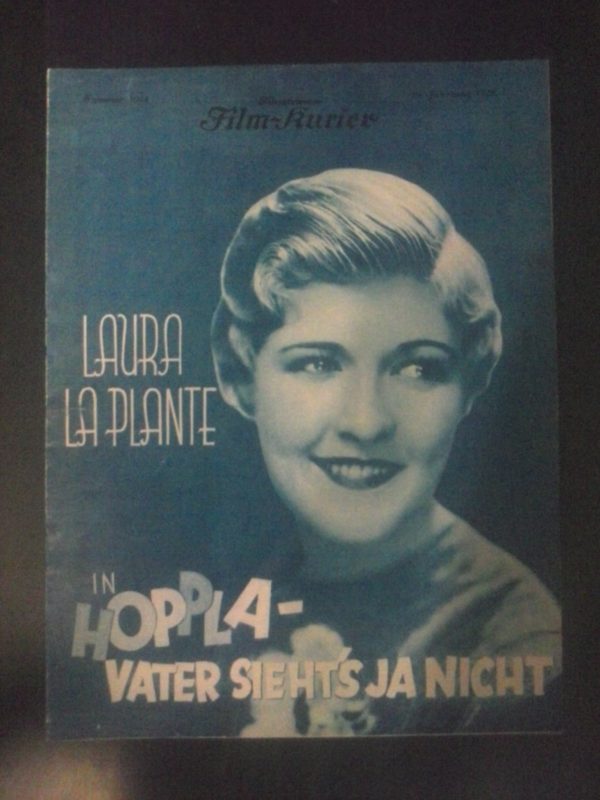 1044: ,,Hoppla - Vater sieht´s ja nicht!" (William Beaudine) Laura La Plante, Charles Delaney, Aileen Manning, Joan Standing, George Pearce, Arthur Hoyt, Sydney Bracy