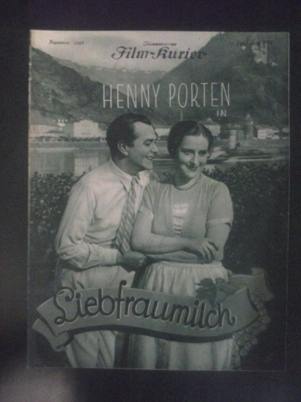 1048: Liebfraumilch (Carl Froelich) Livio Pavanelli, Henny Porten, Paul Henckels, Trude Lieske, Wilhelm Bendow, Willi Forst, Max Ehrlich