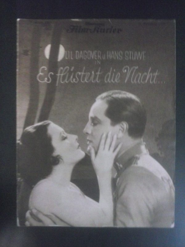 1202: Es flüstert die Nacht ... ( Victor Janson ) Alexander Murski, Lil Dagover, Hans Stüwe, Harry Hardt, Wilhelm Diegelmann, Daisy D´Ora, Veit Harian
