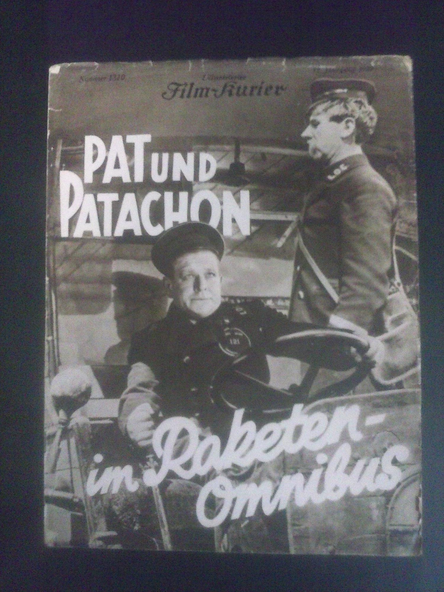 1310: Pat und Patachon im Raketen - Ommbus ( Monty Banks ) Carl Schenstoem, Karl Madsen