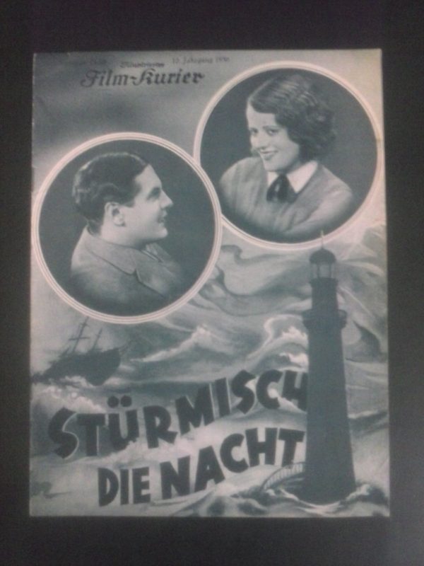 1450: Stürmisch Die Nacht ( Leuchtturm ) ( Curt Blachnitzki ) Walter Jankuhn, Maria Solveg, Maria Ney, Hertha Guthmar, Mizzi Griebl, Bernhardt Goetzke, George John, Carl Palkenberg, Alfred Loretto, Otto Hartmann, Otto Glaser, Lewis Brody