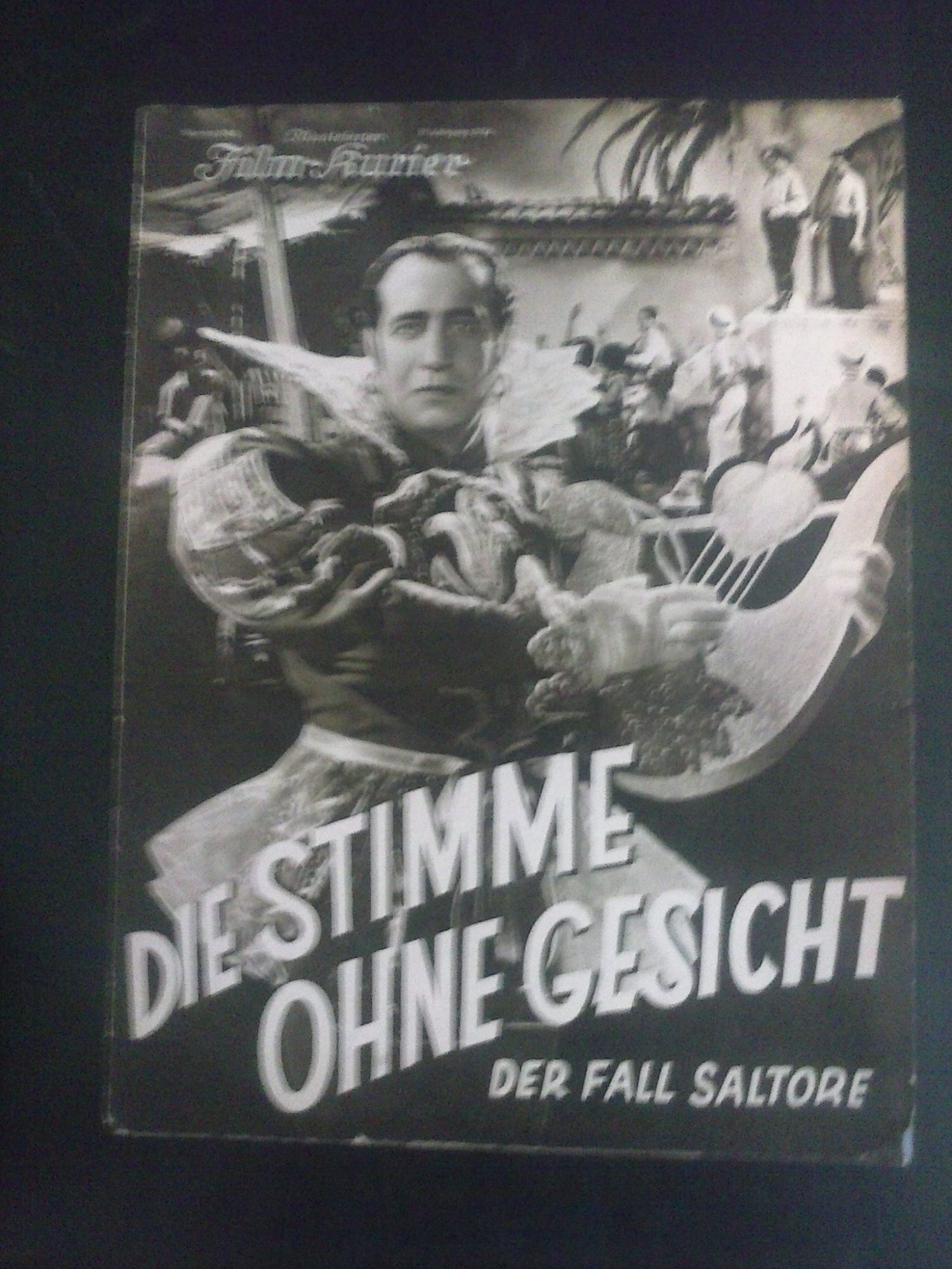 2168: Die Stimme ohne Gesicht ( L. Mittler ) Lucien Muratore, Vera Korene, Simone Bourday, George Flamant, Jean Servais