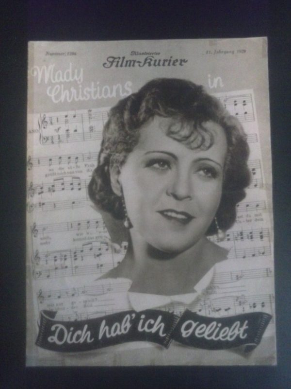 1286: Dich hab ich geliebt ( Rudolf Walther - Fein ) Mady Christians, Walter Jankuhn, Hans Stüwe, Kl- Marion Conradi, Carl Platen, Sophie Pagay, Trude Berliner, Fritz Alberti, Hans Mierendorff, Jaro Fürth, Hans Sternberg, hermann Picha, André Pilot
