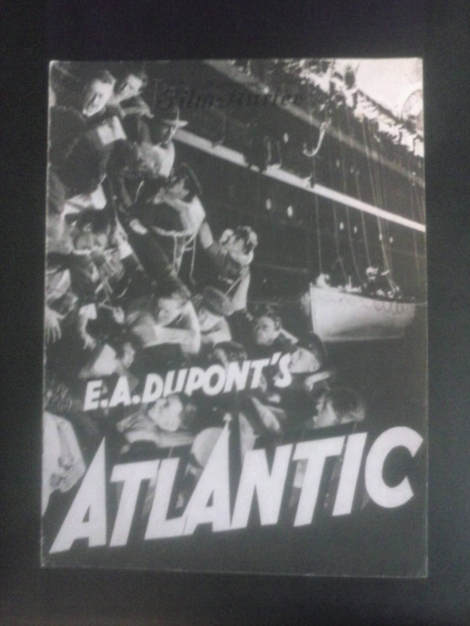 1275: Atlantic (E. A. Dupont) Fritz Kortner, Elsa Wagner, Heinrich Schroth, Julia Serda, Elfriede Borodin, Lucie Mannheim, Franz Lederer, Hermann Vallentin, Willy Forst, Theodor Loos, Georg John, Dr. Phillip Manning, Georg August Koch, Syd Crosley