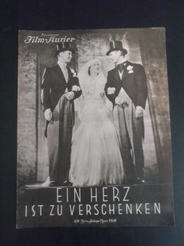 2344: Ein Herz ist zu verschenken ( W. S. van Dyke ) Joan Crawford, Robert Montgomery, Clark Gable, Billie Burke, Charles Butterworth, Frances Drake, Rosalind Russell, Ted Healy, Greta Meyer, Tom Ricketts, Arthur Treacher, Joe Twerp