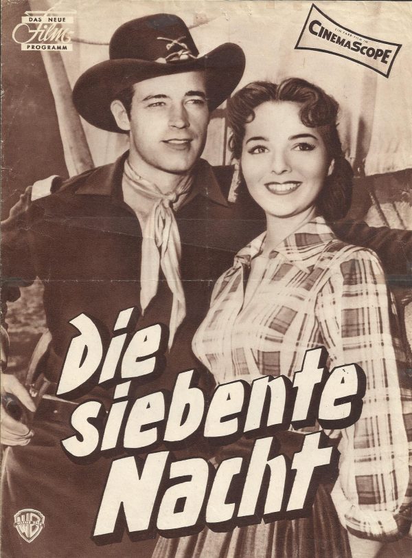 Die siebente Nacht ( David Butler ) Guy Madison, Joan Weldon, James Whitmore, Carl Benton Reid, Harvey Lembeck, Ray Teal, Bob Nichols, Don Shelton, Gregg Barton