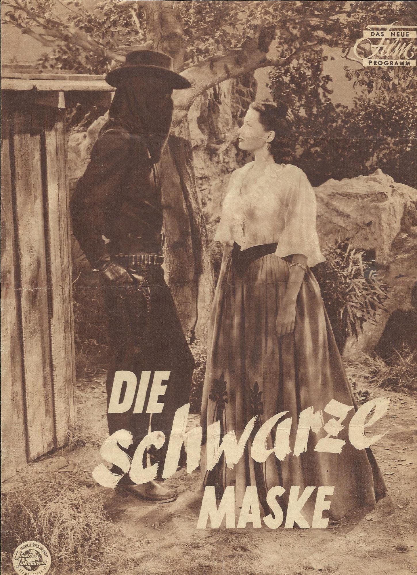 Die schwarze Maske ( George Sherman ) Yvonne De Carlo, Dan Duryea, Jeffrey Lynn, Percy Kilbride