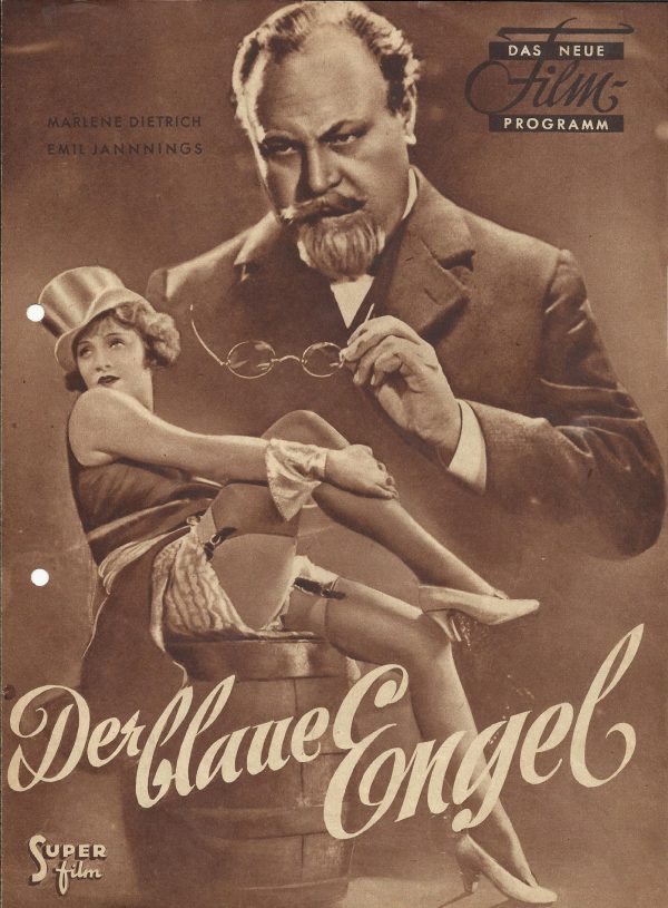 Der blaue Engel ( Josef von Sternberg ) Emil Jannings, Marlene Dietrich, Kurt Gerron, Rosa Valetti, Hans Albers, Reinhold Bernt, Eduard v. Winterstein, Hans Roth, Rolf Müller, Rolant Varno, Karl Balhaus, Robert Klein - Lörk, Karl Huszar - Puffy
