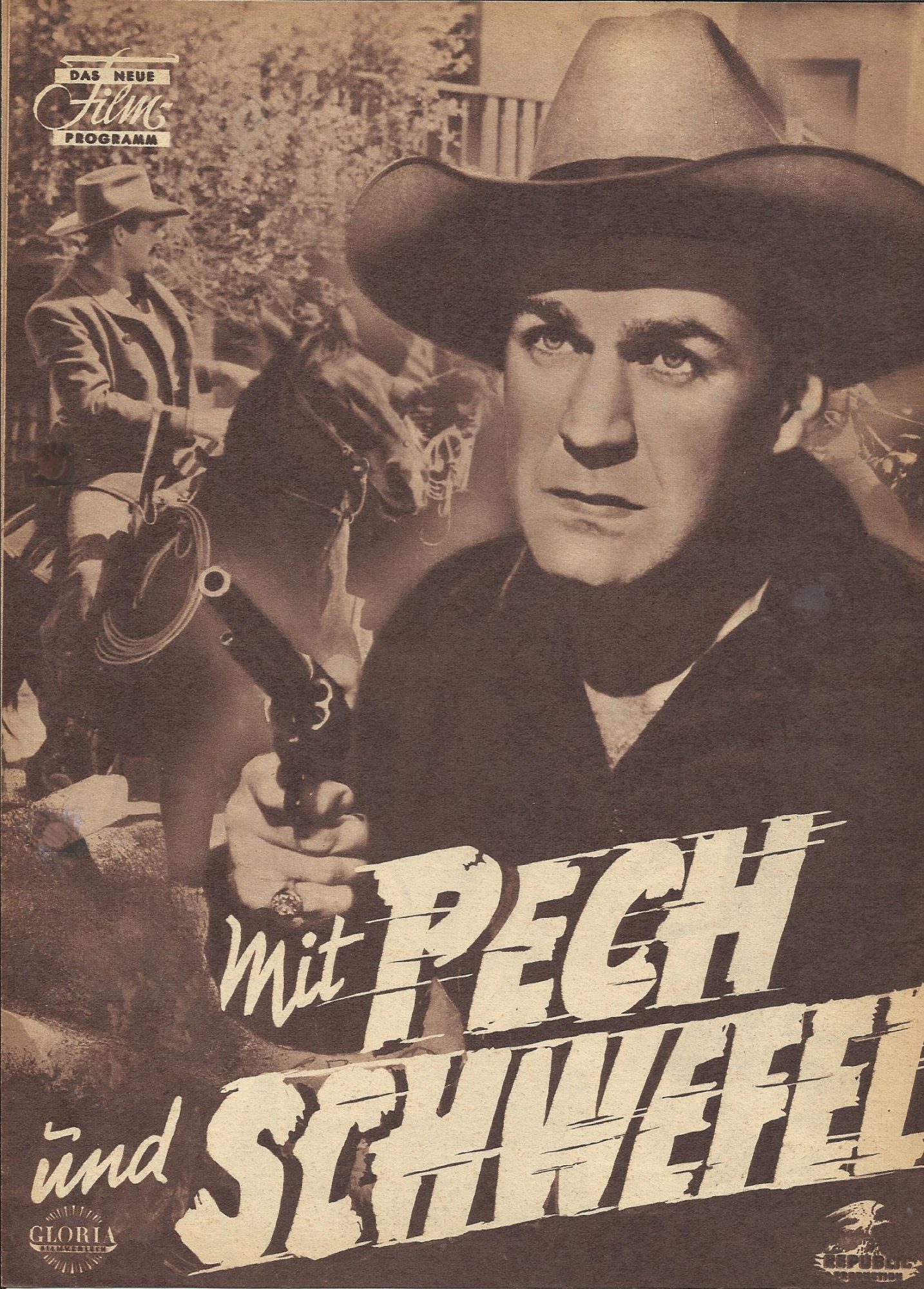 Mit Pech und Schwefel ( Joseph Kane ) Rod Cameron, Adrian Booth, Walter Brennan, Forrest Tucker, Jack Holt, Jim Davis, James Brown