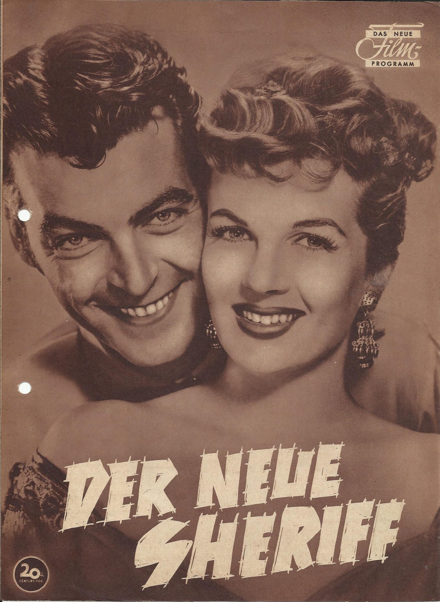 Der neue Sheriff ( Louis King ) Rory Calhoun, Corinne Calvet, Cameron Mitchell, Penny Edwards, Carl Betz, John Dehner, Raymond Greenleaf, Victor Sutherland