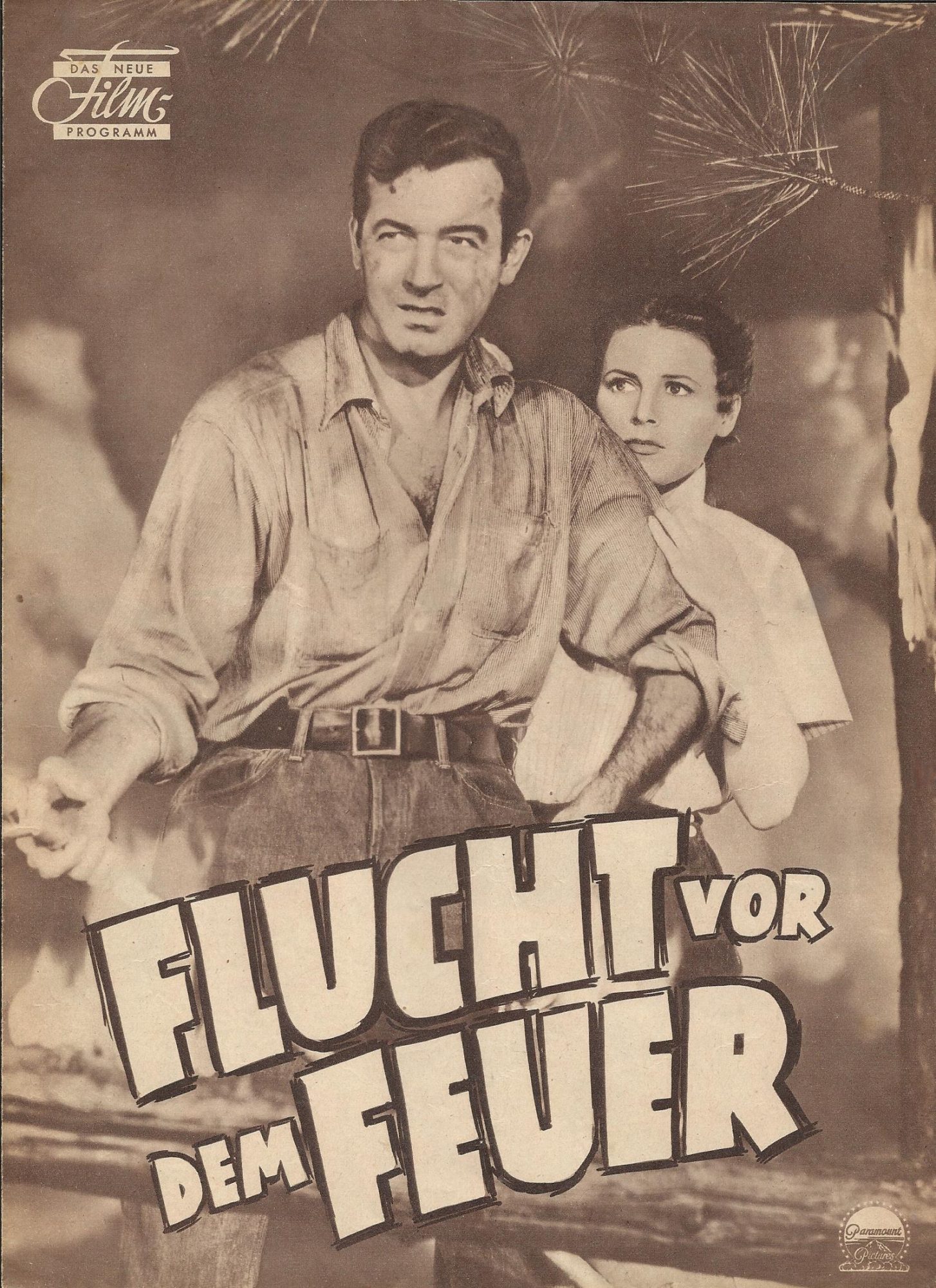 Flucht vor dem Feuer ( Edward Ludwig ) John Payne, William Demarest, Agnes Moorehead, RIchard Arlen, Susan Morrow, Roscoe Ates, Lynne Roberts, Walter Reed, Ewing Mitchell, Jim Davies, Joey Ray, Joe Garcia, Brett Houston, Max Wagner