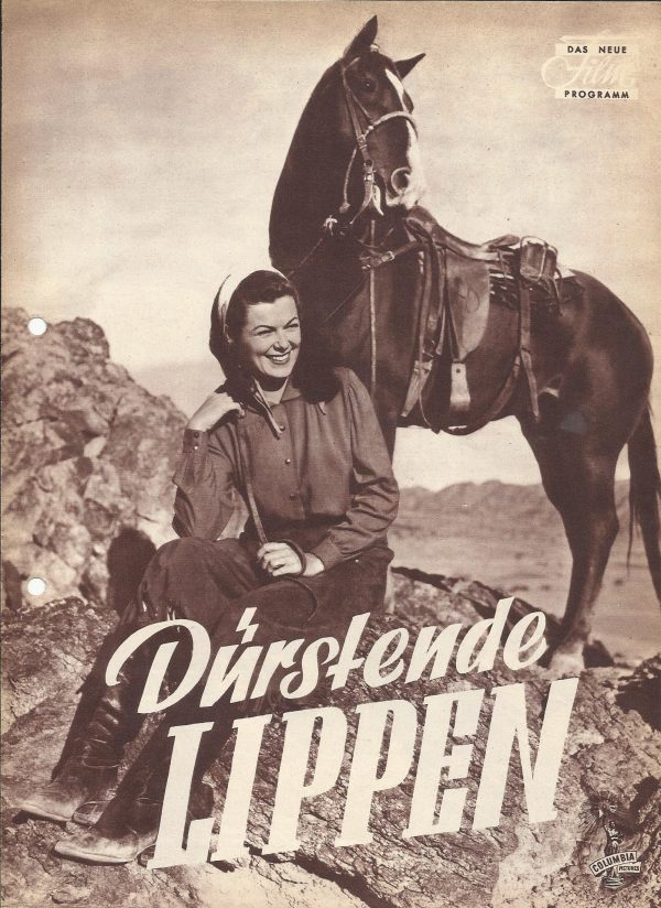 Dürstende Lippen ( Andre DeToth ) Broderick Crawford, Barbara Hale, Johnny Stewart, Lloyd Bridges, Michey Shaughnessy, George Mathews, Hugh Sanders, Ric Roman, Chubby Johnson, Martin Milner, Milton Parsons, Jack Woody, John War Eagle, Carleton Young
