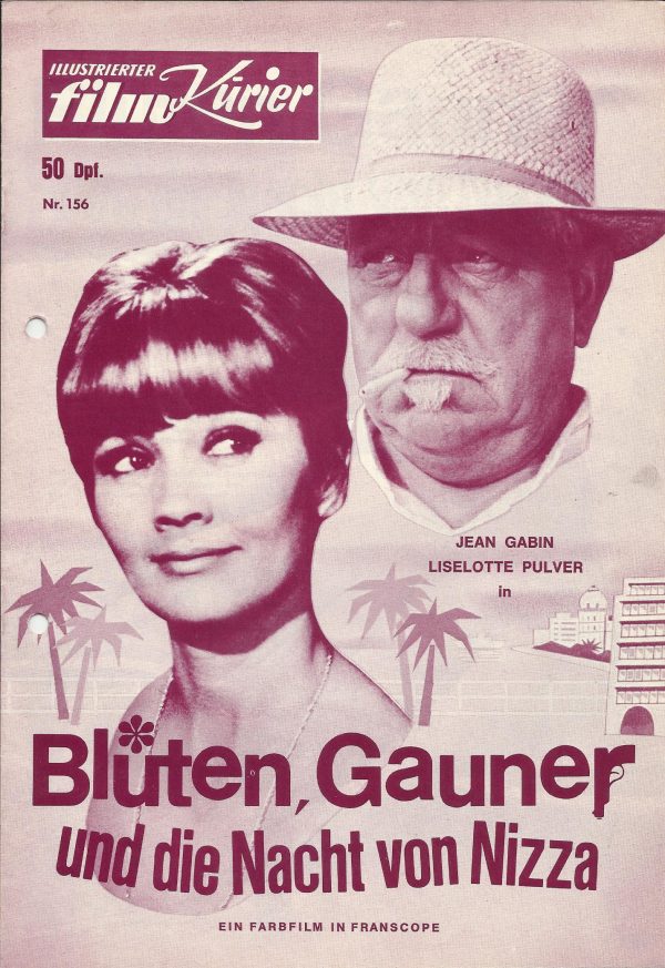 156: Blüten, Gauner und die Nacht in Nizza, Jean Gabin, Liselotte Pulver, Curd Jürgens,