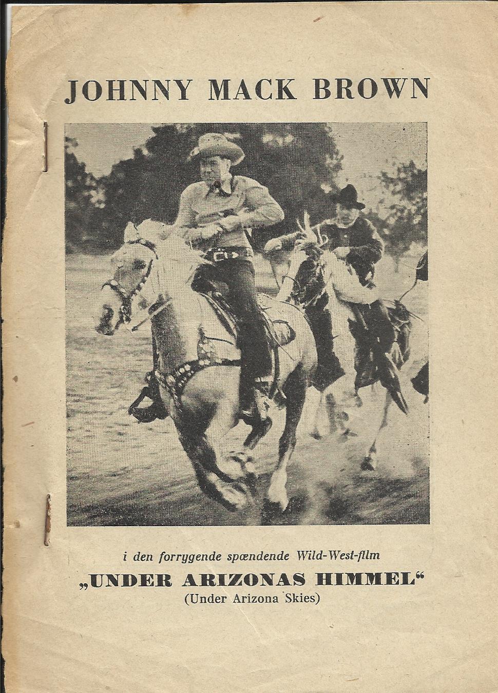 Unter Arizonas Himmel ( under Arizona Skies ) Johnny Mack Brown, Reno Blair, Raymond Hatton,