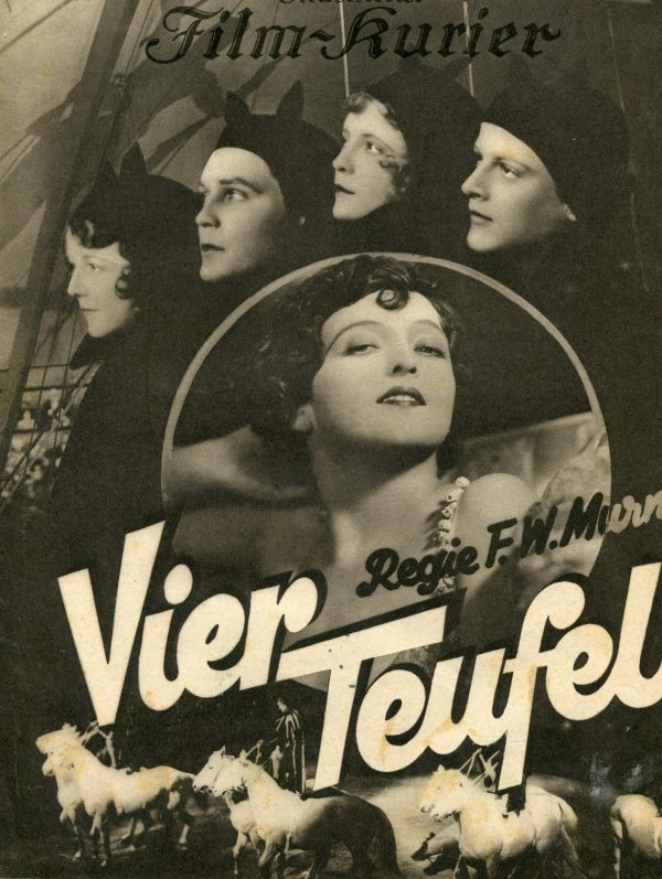 1184: Vier Teufel ( F. W. Murnau ) Mary Duncan, Nancy Drexel, Charles Morton, Barry Norton, John Farrell, Mac Donald