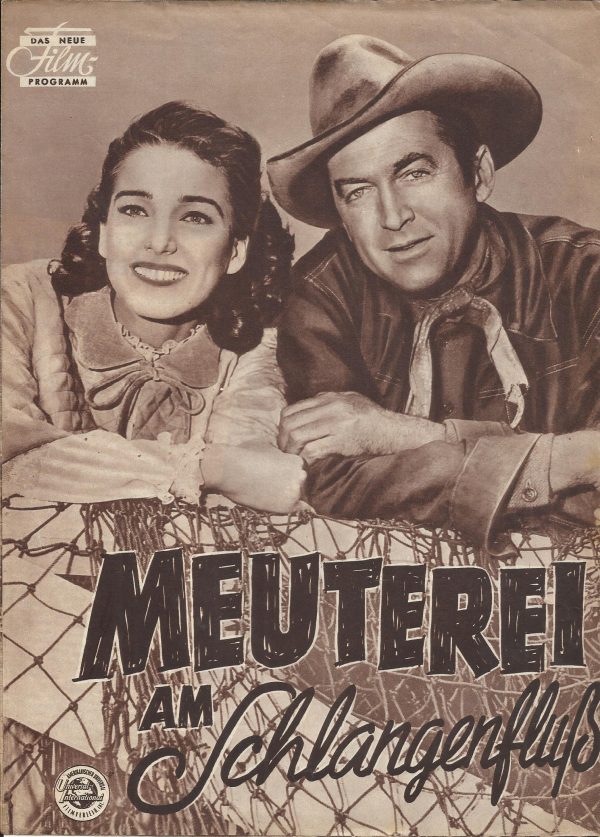 Meuterei am Schlangenfluss ( Anthony Mann ) James Stewart, Arthur Kennedy, Julia Adams, Rock Hudson, Lori Nelson, Jay C. Flippen, Stepin Fetchit, Henry Morgan, Chubby Johnson, Howard Petrie