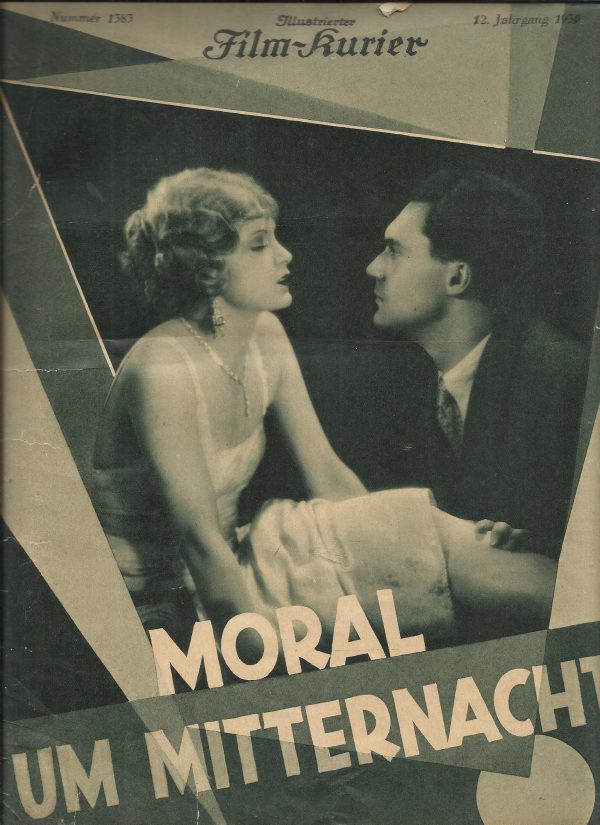 1383: Moral um Mitternacht ( Hans H. Zerlett ) Gustav Diessl, Wladimir Sokoloff, Karl Falkenberg, Camilla Horn, Michael v. Newlinski, Lya Lys, Drei Anthons