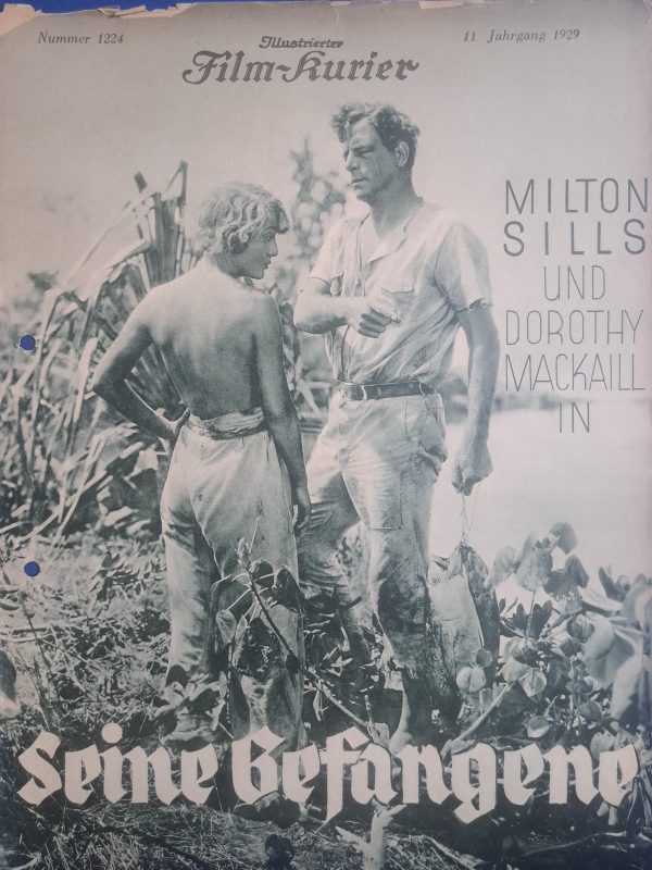 1224: Seine Gefangene ( Südsee ) ( George Fitzmaurice ) Milton Sills, Dorothy Mackaill, George Fawcett, Mariam Byron