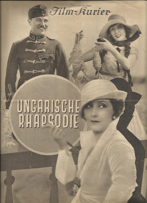 1004: Ungarische Rhapsodie ( Hanns Schwarz ) Willy Fritsch, Dita Parlo, Fritz Greiner, Gisella Bathory, Erich Kaiser-Titz, Lil Dagover, Leopold Kramer, Andor Heltai, Harry Hardt, Oswald Valenti